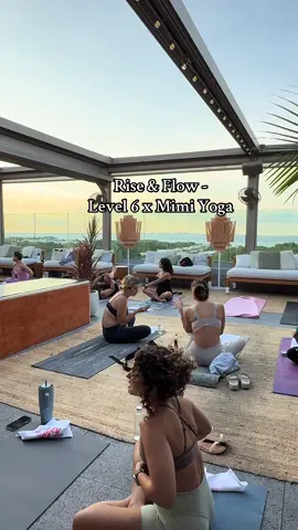 If you love yoga, this is your spot! Every Friday at Level 6 Rooftop with #mimiyoga  Sunrise sessions at 7 a.m. overlooking #coconutgrove … name a better way to start the day #yoga #wellness #miamiwellness #Fitness #FitTok #luxurylife #miamievents #miamifitness 