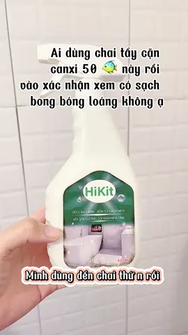 Tẩy xong nhà tắm sáng bóng là 1 đam mê của mình 🥰#xuhuong #tiktok #thinhhanh #taycancanxi #tayvoisen #taynhatam #taybonruamat #chiase 