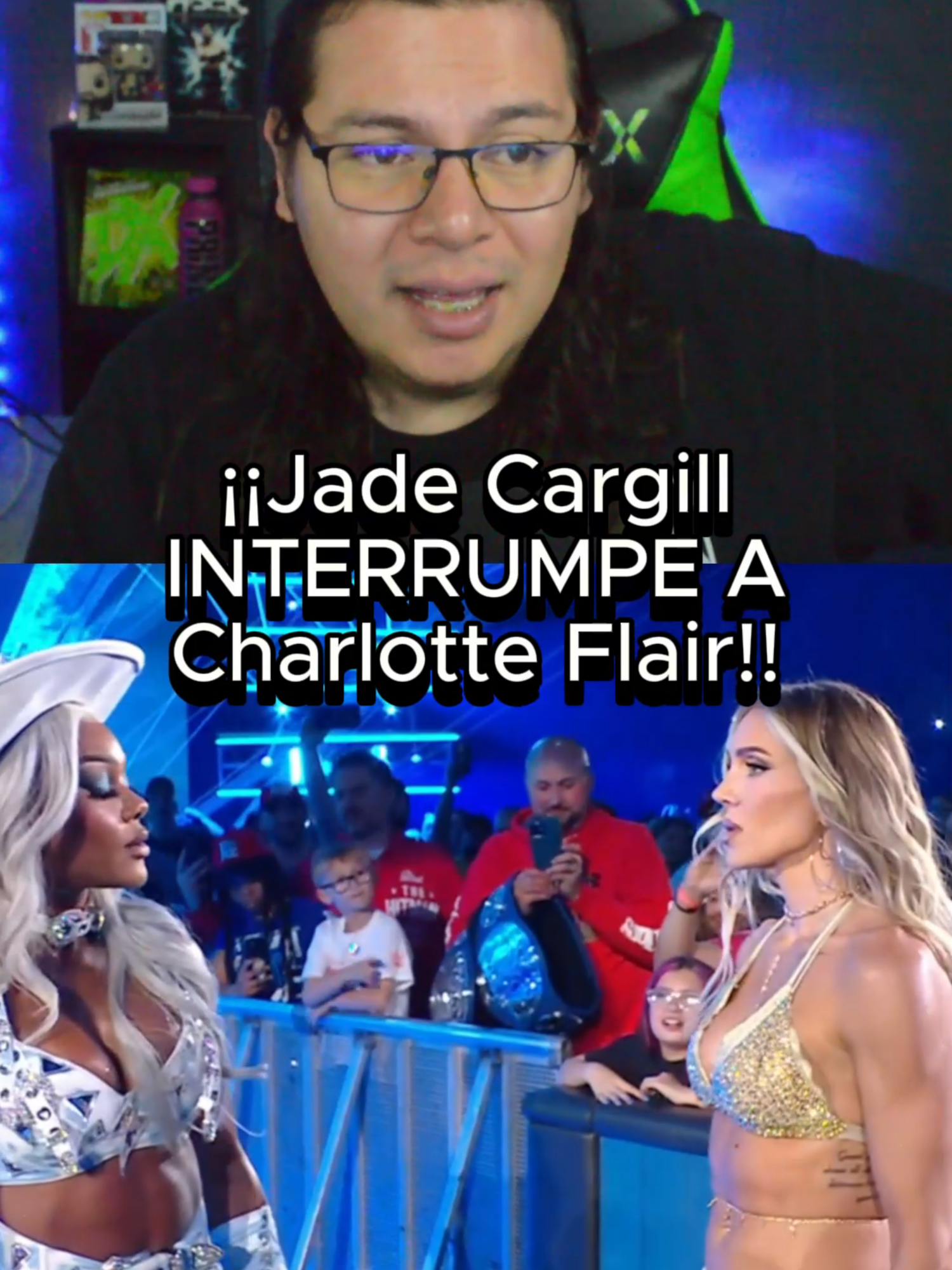 ¡¡Jade Cargill INTERRUMPE A Charlotte Flair!! #WWE #wrestletok #wrestling #prowrestler #WrestleMania #wrestlingtiktok #alltime #reto #raw #smackdown #historia #wewantcody #TOP #op #edit #campeon