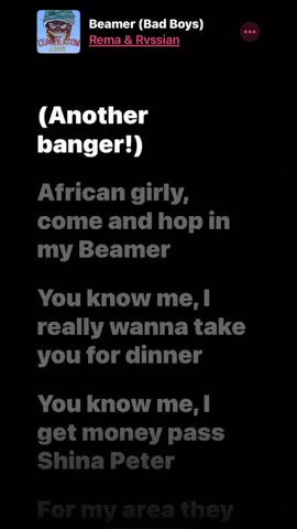 #applemusiclyric #musiclyrics #rema #beamer  #fpy #trendingsong #creatorsearchinsights @ᗷEᒪᒪᗩ ᗪIᗩᗰOᑎᗪ 💐💐 @Apple Music 