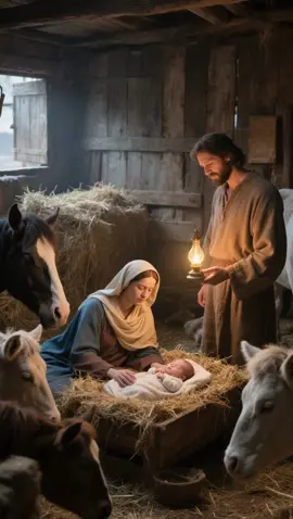 At the manger in Bethlehem, Jesus was born. At that time, Mary and Joseph had to live here because the inn was full. The angel announces the good news to the shepherds that a savior is born. A dazzling light appeared in the sky, and many angels sang praises to God in unison. When the shepherds heard about this, they hurried to worship. This sacred moment marks the arrival of the Son of God to bring hope and redemption to mankind.#jesus #viral #cross #jesuscristo #amen #bible #christ #holyspirit #explore #reels #shorts #trendingvideo #foryou #fyp #fy #tik_tok 