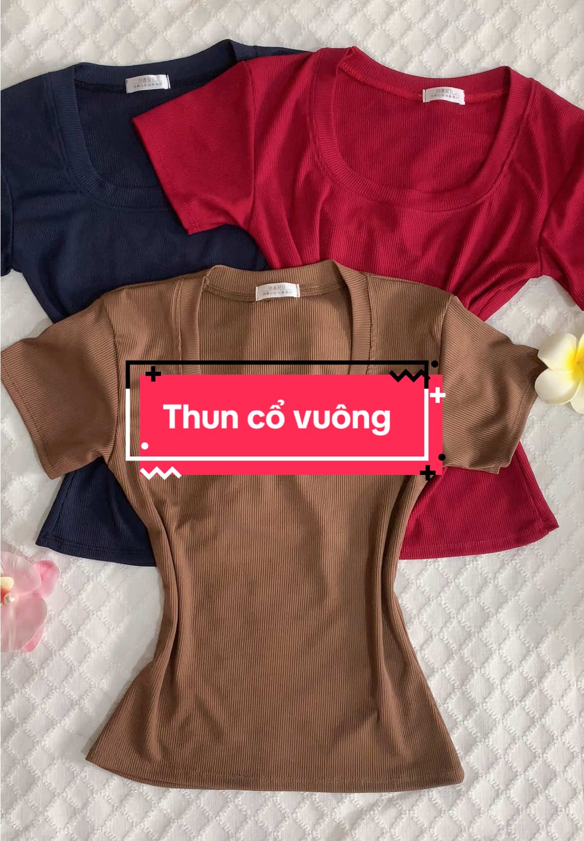Tông màu cho cô nàng da ngăm#aothuntam#aothunxinh#aocovuong#xuhuongtiktok#xuhuong  