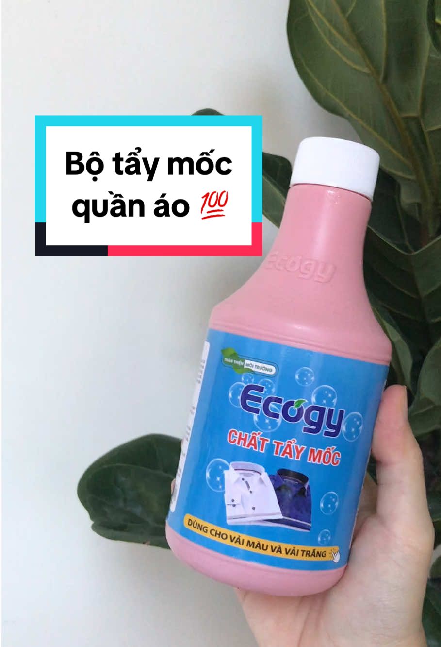 Bộ 2 chai tẩy mốc quần áo siêu đỉnh 💯  #taymocquanao #tayquanao #bimoc #tienich #mequynhvasushi 