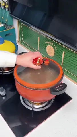 Nồi gang bí ngô thông minh. #dogiadungthongminh #giadungtienich #giadungxanh