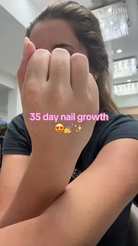 Natural baby💅 #newnails #nailgrowth #summernails #frenchtip #gelmanicure #almondnails #naturalnails 