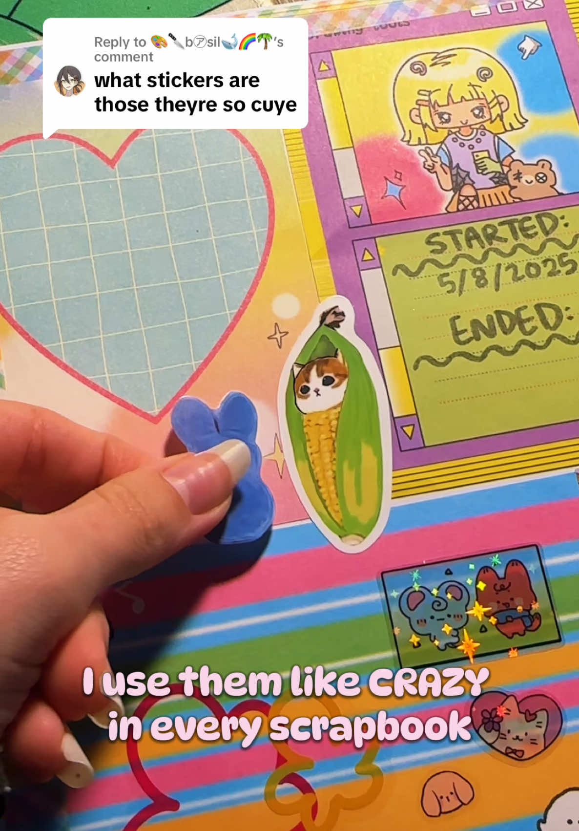 Replying to @🎨🔪b㋐sil🐋🌈🌴 if anyone wants, I can show more of my past scrapbooks!! Or how I decorate one! :) #scrapbook #scrapbooking #stickers #cute #kawaii #juminocore #demonslayer #zenitsu #inosuke #tanjiro #nezuko #aesthetic #inspo #art #artist #graphicdesign #trinkets #blindbox #popmart #anime #weeb #fyp #tiktokshop #tiktokmademebuyit #silly #kidcore #collector #frutigeraero #fyp #viral #trending #trendy #trend 
