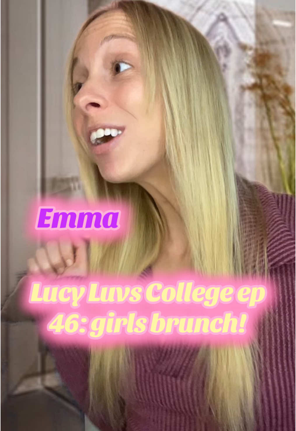 Should Iris & Lucy be nervous or excited for the girls brunch?!🤔😅 #staytuned #llc #lucyluvscollege #dramashow #brunchgirlies #toxic #girlsday  