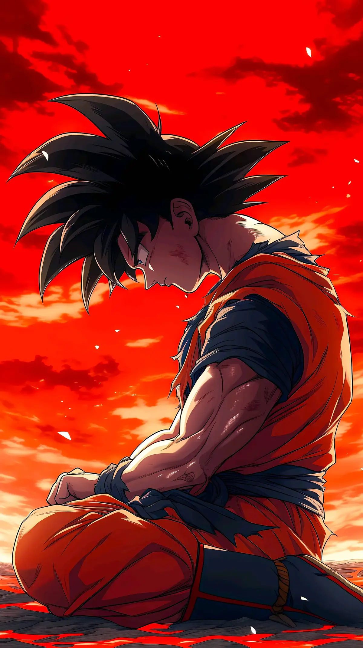 #goku #songoku #dragonball #dragonballsuper #anime #midjourney #wallpaper 
