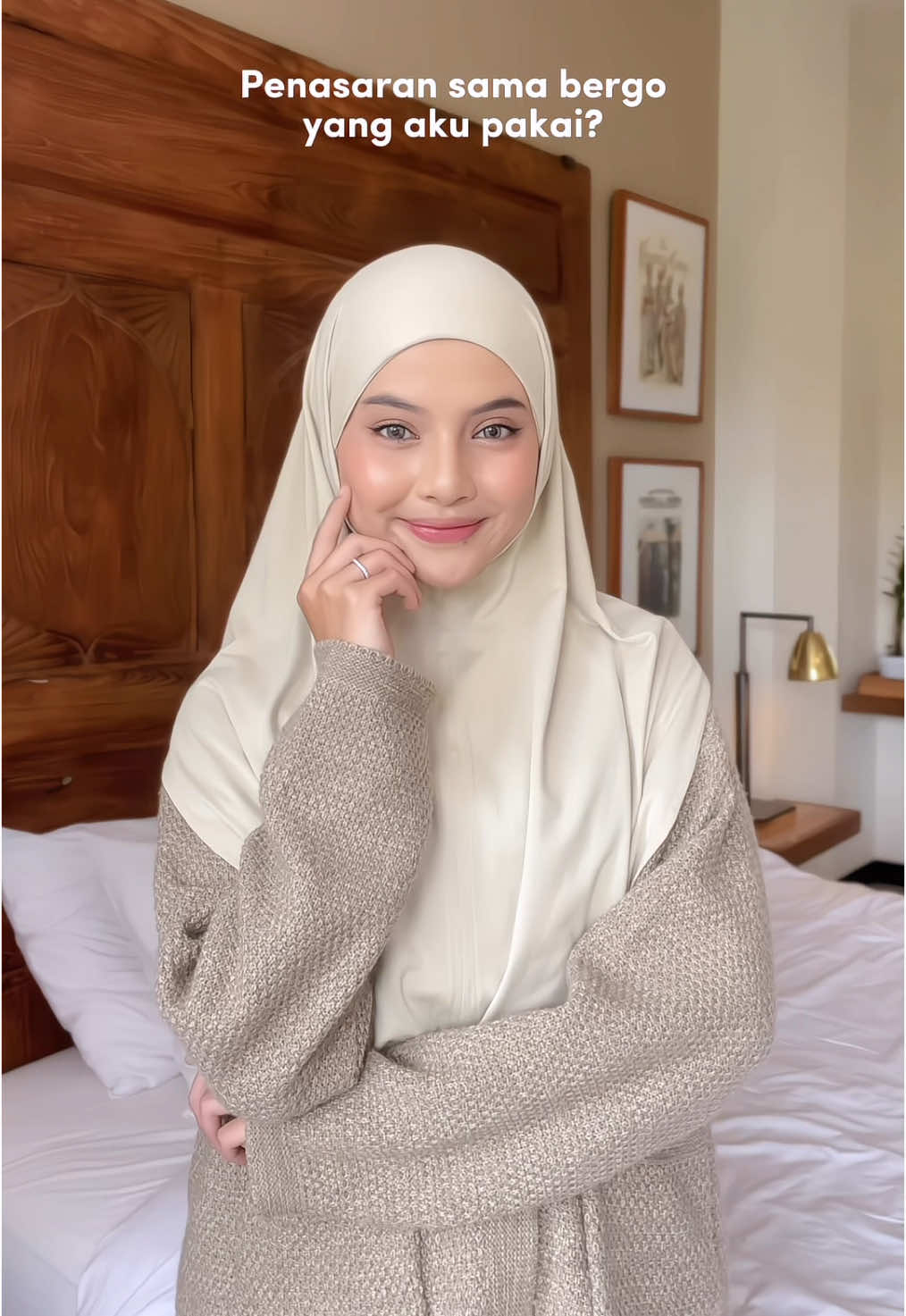 Bergo yg udah nyatu sama innernya. Tinggal pakai, langsung rapi. Gak pake drama! ♥️ #meggiebergoblissme 