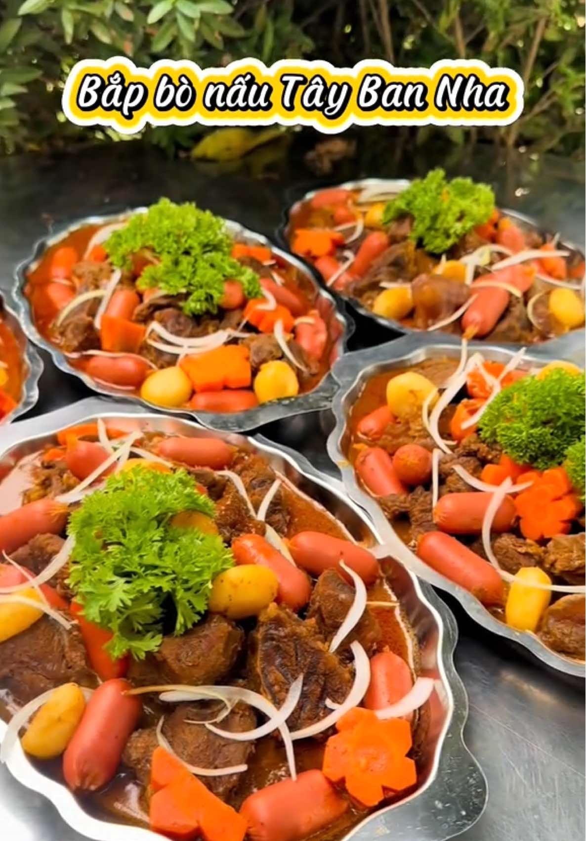 Set menu 5 món đầy hấp dẫn cho AC đây ạ ⚜️⚜️ #chihaifood #nauantrongoi #cuoihoitrongoi #xuhuongtiktok2025 #xuhuong #trending 