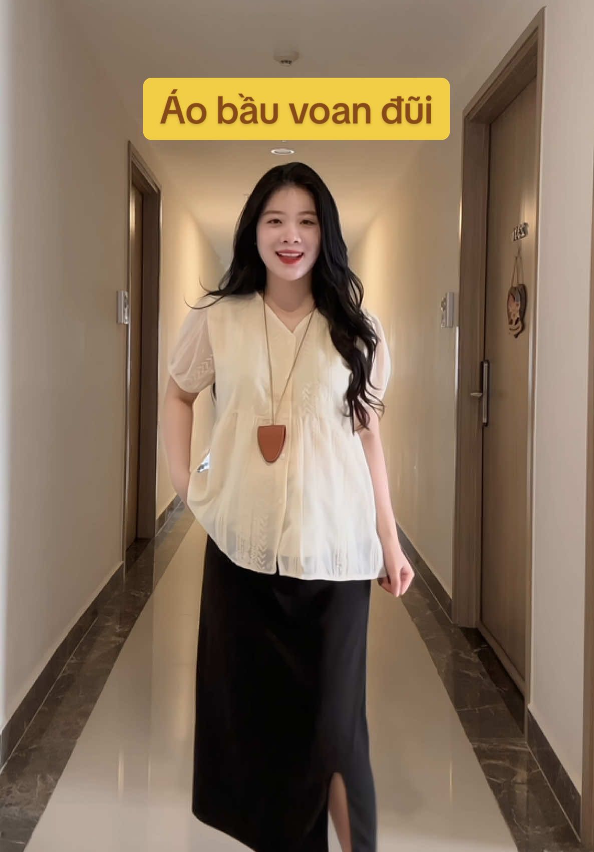 Áo bầu xinh quá trời 😍#vaybau #vaybauxinh #đầmbầu #mẹbầu #dambaudep #hellobanhgao 