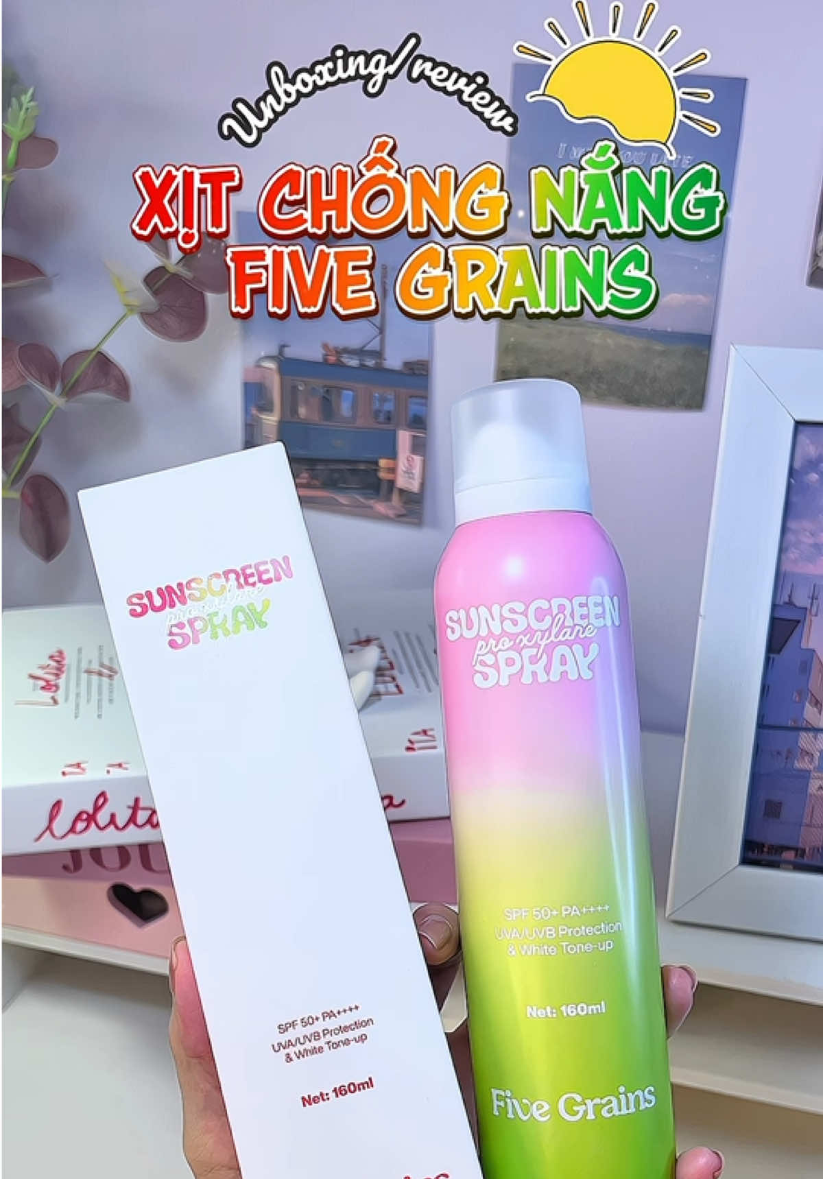 Mùa hè đi biển mà vẫn trắng? Bí kíp chống nắng ‘vừa nhanh vừa đỉn.h’ đây!#xitchongnangfivegrains #kemchongnangdibien #xitchongnang #Hongcan #Hongcanunboxing 