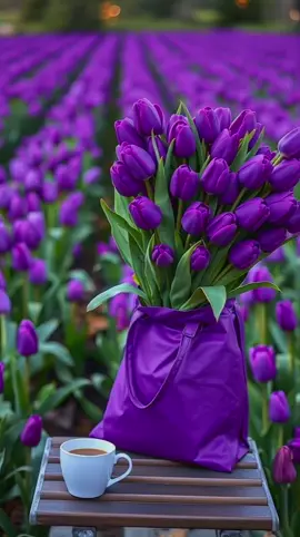 💜💜💜 #flowers #chillvibes #nostalgia #musik #softgirl #tulip #purple 