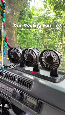 Car cooling fan para sa mga walang aircon ang sasakyan or sira na. #carfan #carcoolingfan #fanforcar 