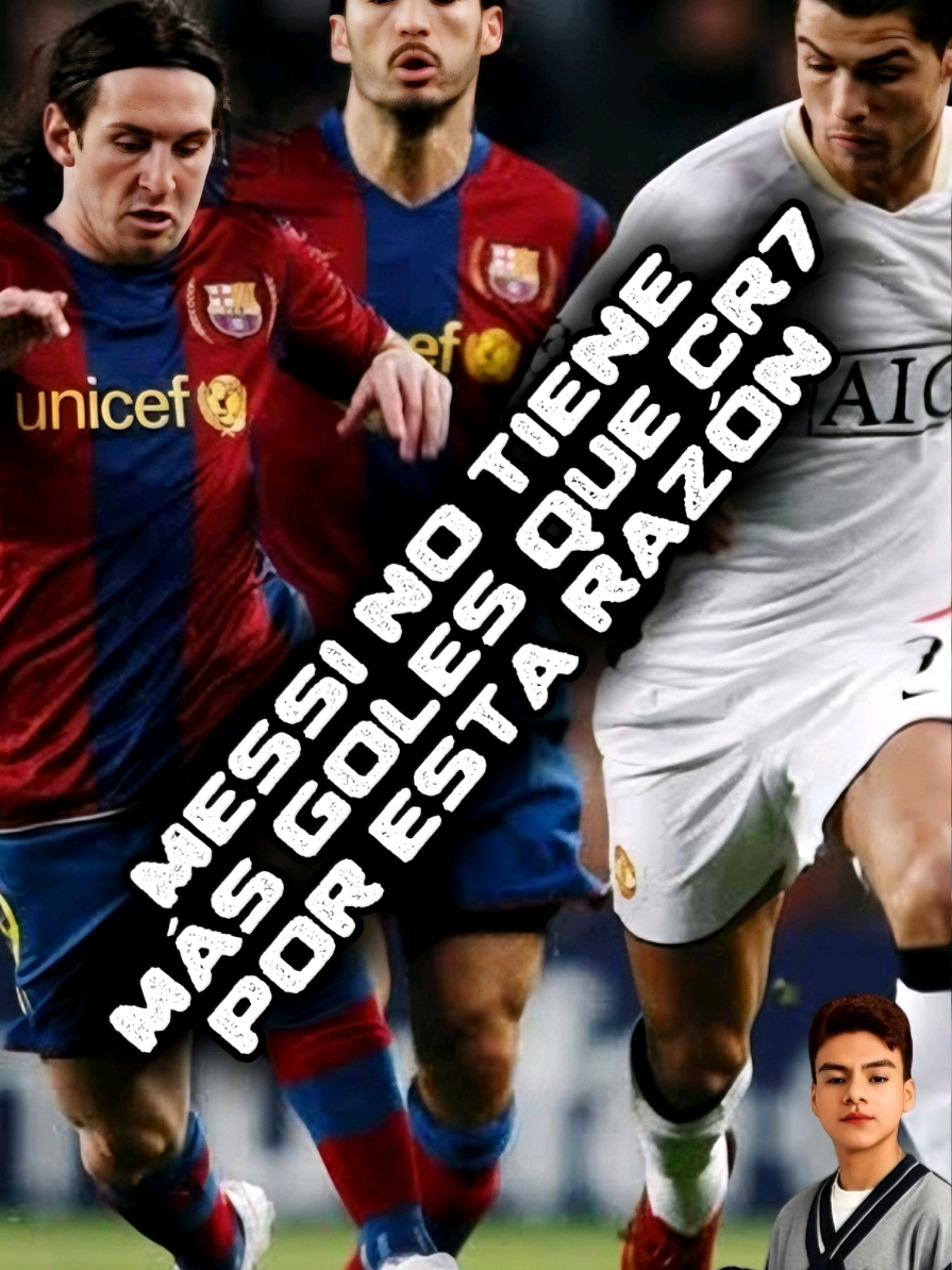 Messi no tiene más goles que cristiano ronaldo por estas razones. #messi #leomessi #lionelmessi #cr7cristianoronaldo #barcelona #realmadridfc #viralvideos #videoviral 