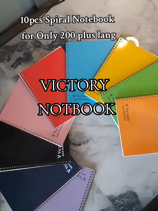 VICTORY SPIRAL NOTEBOOK📒👨‍🎓#backtoschool #notebook #fyp #trending #affiliatemarketing 