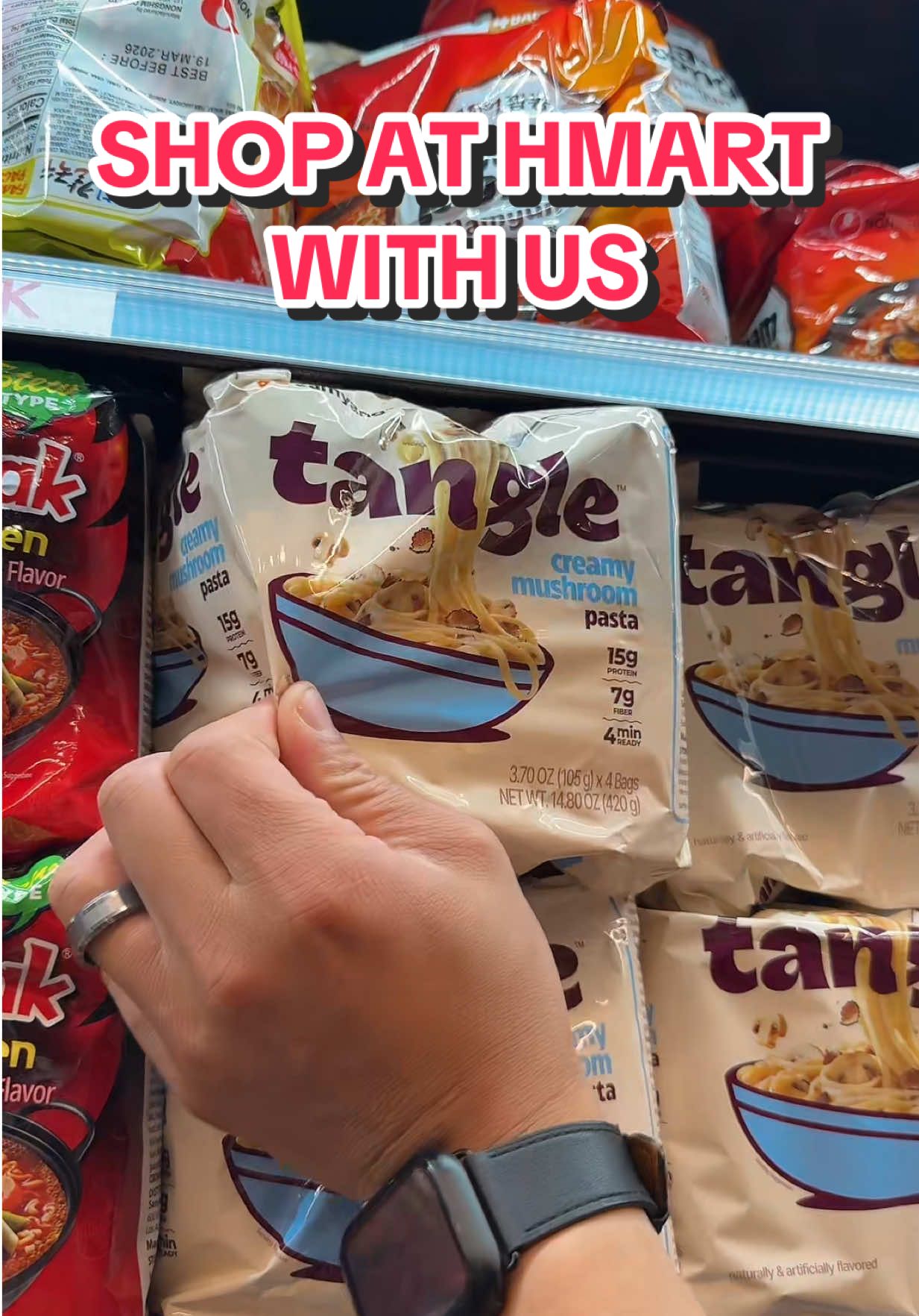 Come shop at HMART with us! #hmart #buldak #buldakchips #samyang #shopwithme 