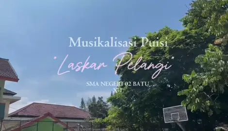 Musikalisasi puisi : “ Laskar Pelangi “  Anggota kelompok 1 ARGA PUTRA F.R/07 
 ANNE AULIA/03 
 AQILA SYAKIRA/06 
 NEVADA OKTAVIA/21  QINANTIA AVRILSYA P./23  YAHYA ADITYA/30.                                        #audams #tugasbahasaindonesia #kelasx1 #puisi 