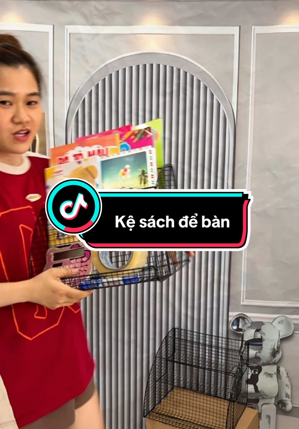 Kệ sách giá sách để bàn 3 ngăn cho bé thép phun sơn tĩnh điện để bàn siêu tiện lợi size lớn##xuhuong##kesach##kesachdeban
