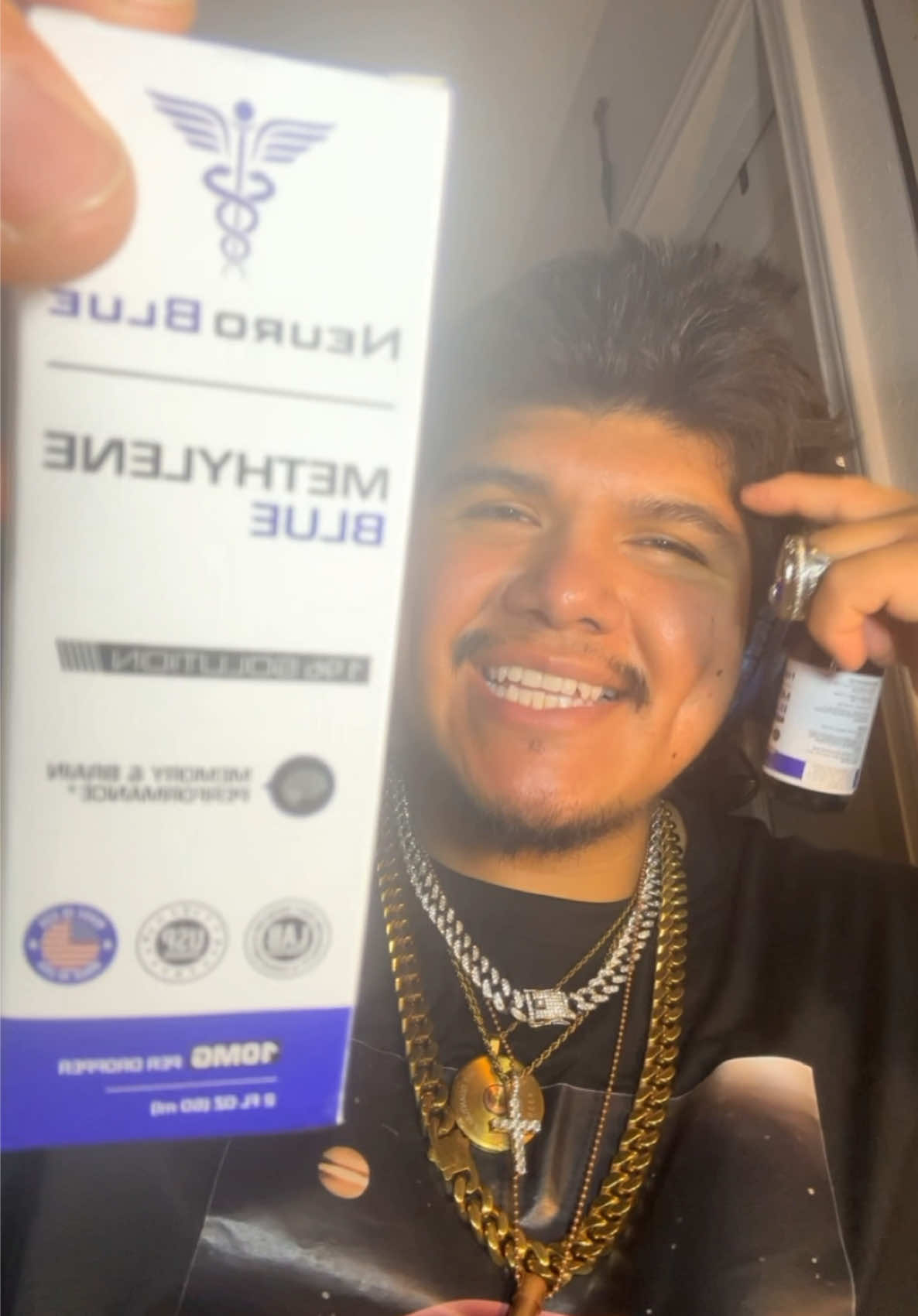 NeuroBlue Methylene Blue USP Grade - 10mg per Dropper Healthcare Vitamin Supplement Fitness Vitamins natural detox cleanse brain health: Healthy individuals are benefiting from this neuro blue. Can you explain how that works? I'm a healthy individual and I've been using this for like 1 month. It's become very popular on TikTok, and I wanted to know why. It's been amazing. The memory and focus have been amazing. I don't know how to explain it. crafted for purity and efficacy, providing targeted support for brain health, energy and mental clarity. 🏆🦁🏆   #Vitamins #health #supplements #healthylifestyle #healthy #nutrition #minerals #wellness #healthyliving #vitamin #organic #natural #TikTokShop #tiktokshopping  #tiktokshopfinds #tiktokshop #tiktokshopping  #tiktokshopfinds #birthdaygift #gift #anniversarygift #giftideas #birthday #weddinggift #gifts #Love #giftforher #giftbox #giftsforher #graduationgift #anniversary #giftsforhim #birthdaygifts #giftforhim 