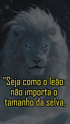 SEJA COMO LEÃO!  Inspire-se com a força do rei da selva. Coragem, atitude e liderança em cada passo. Seja como o leão: imbatível, determinado e respeitado. #SejaComoLeão #FraseMotivacional #ForçaInterior #Liderança #Coragem #MotivaçãoDiária #Determinação #MentalidadeDeLeão #Superação #AtitudeDeCampeão #Inspiração #FrasesDeImpacto