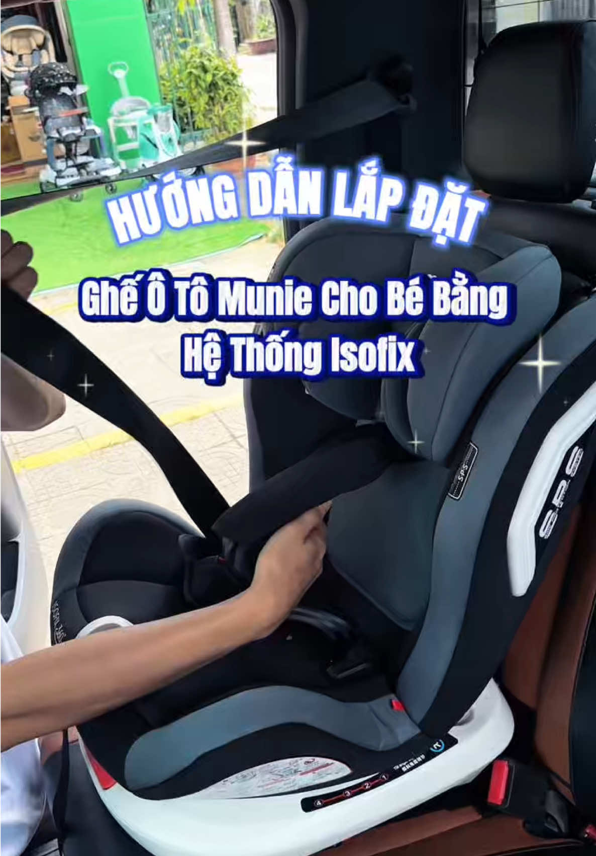 Hướng Dẫn Lắp Ghế Ngồi Ô Tô Munie Cho Bé Bằng Hệ Thống Isofix ##congvieccuatoi #vuivemoingay❤️ #cuahangdochoi #dochoitreem #dochoichobe #xuhuong #antoanchobe #gheotochobe #munie 