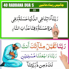 40 Rabbana Duas  | 40 ربنا دعائیں | Daily Quran 🌹  #dailyquran399 #40rabbanaduas #islamic_video #namaz #islamic_video #unfreezmyaccount #unfreezmyaccount 