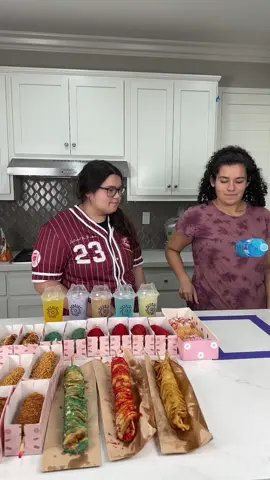 Flipping for Mochiyo, Donuts , Tornado Potatoes and Korean Corn Dogs #Mochiyo #koreancorndog #koreancorndogs #torandopotatoes #papasfritas #mochidonuts #boba #bobatea #mochi #waterbottle #waterbottleflip #waterbottleflipchallenge #familygamenight #familygames #xyzbca #izzyandmary #lifewithbrothers