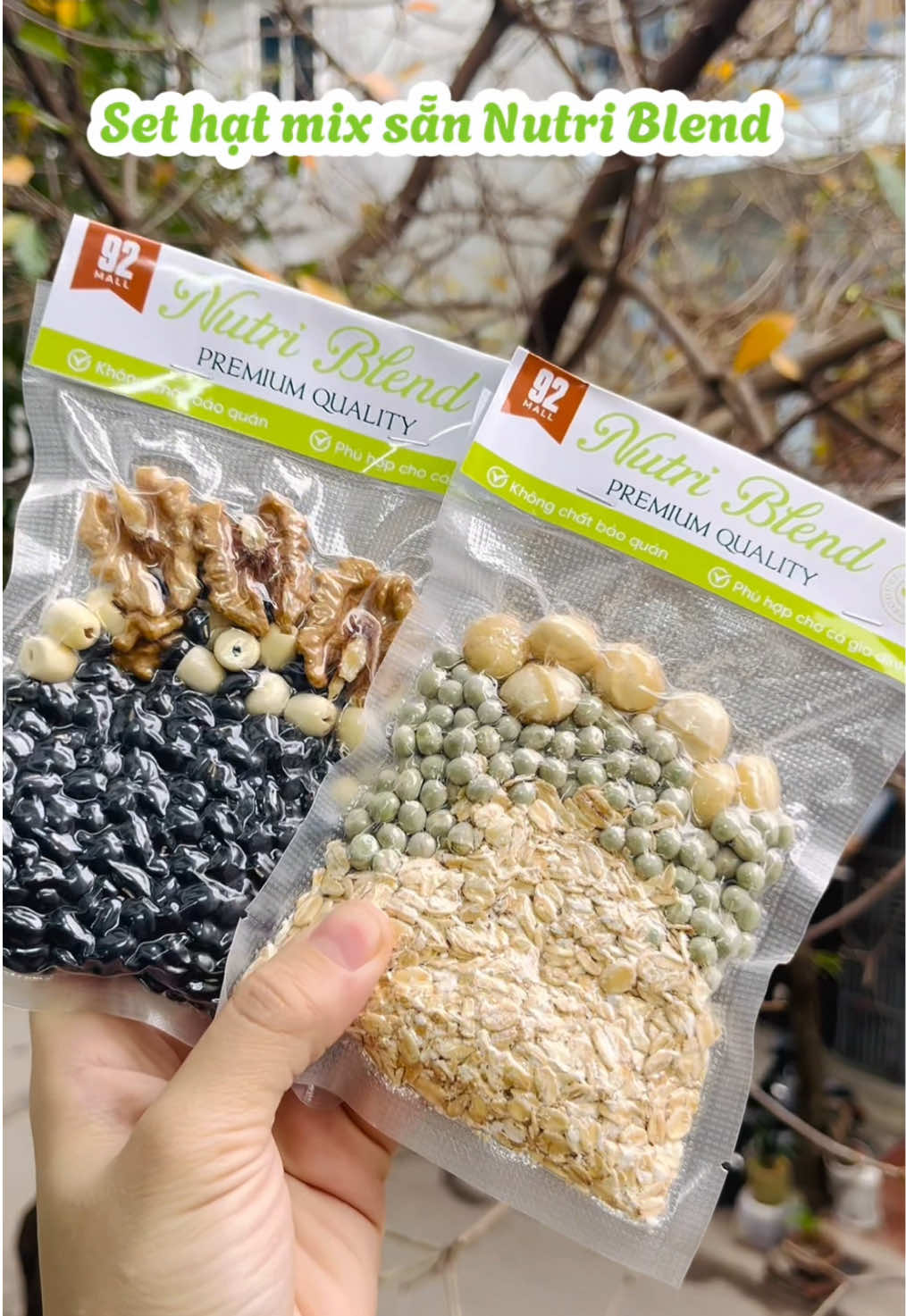 Set hạt nấu sữa mix sẵn Nutri Blend với gần 30 loại hạt, hạt nguyên chất, không mốc, tuyển chọn chất lượng 🌸🌸🌸#hatnausua #suahat #hatmixdinhduong #sethatnausua 