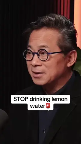 STOP drinking lemon water