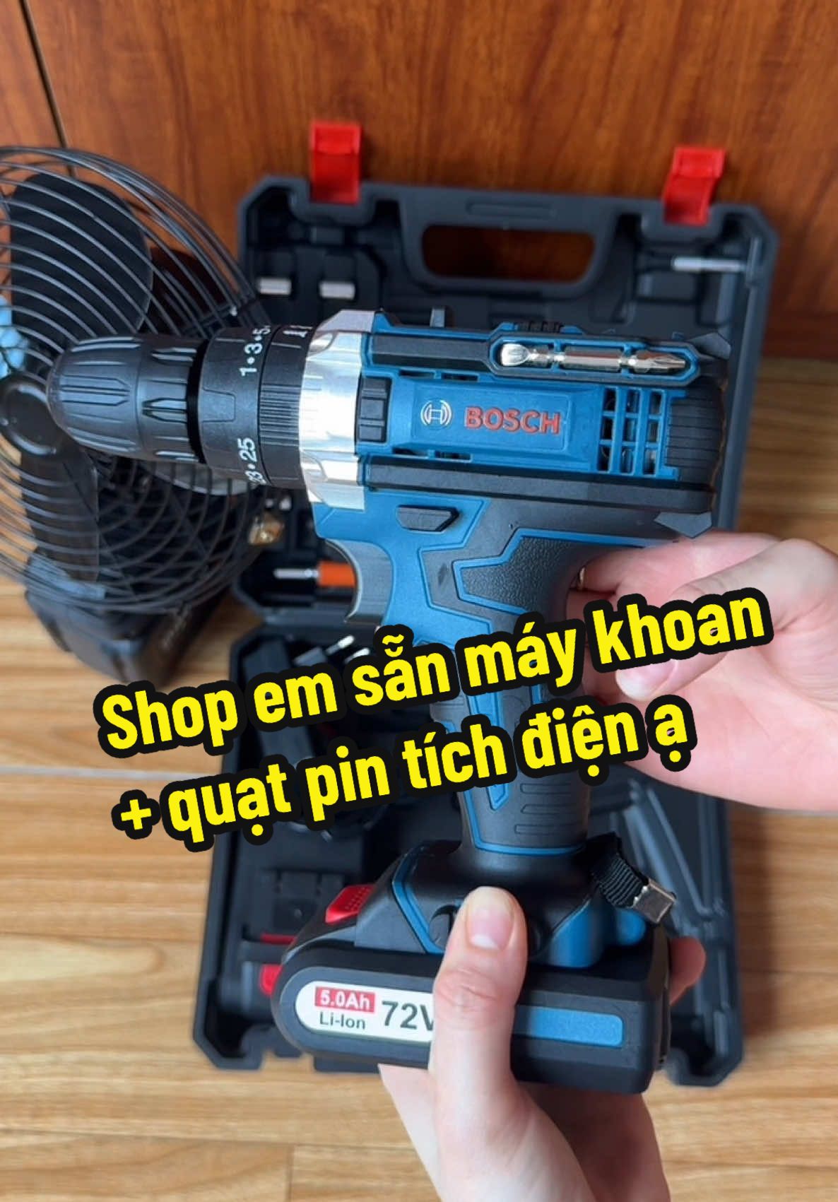 Trả lời @KIỆT TRƯƠNG 66 a vào giỏ hàng đặt hàng ủng hộ shop e nhé. #xuhướng #maykhoanpin #maykhoan #maykhoancamtay #maybanvit #maykhoanpingiare #mayvanvit #maykhoanpingiare #maykhoantuong #bosch #boschtools #makita #makitatools #xuhuong #xuhuong2025 #maykhoantuongcamtay #quattichdien #quatpin #quatsat 