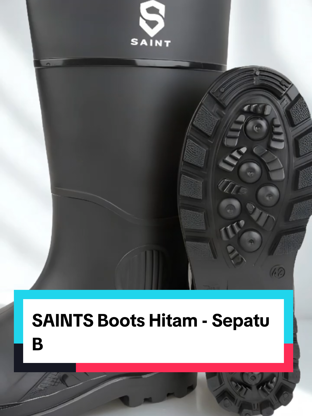 #sepatupacukmurah#PRIA SAINTS Boots#hitam Hitam - #Sepatu Bo#thy #PROMO #terbaru 