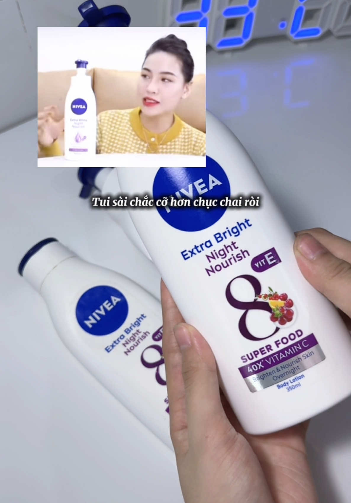 Dưỡng thể nivea tím có hàng lại rồi nè 🥰#nivea #duongthe #trangda #niveatim 
