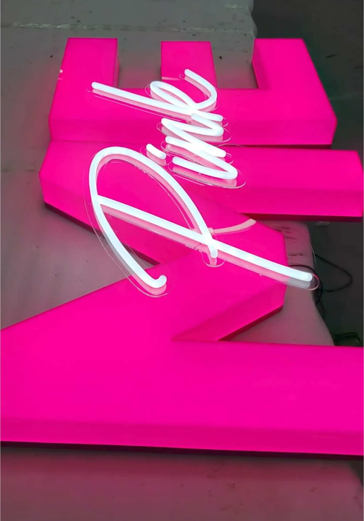 Chữ mica nổi #mica #chunoi #banghieudep #neon #led 