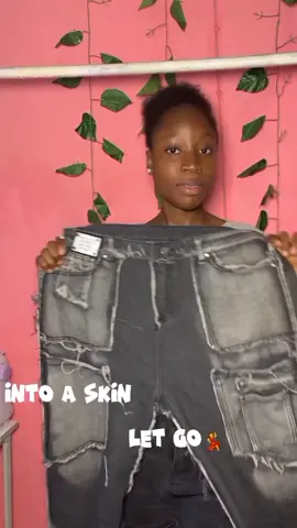 opeyemiatelier 💚 in love with this particular jeans skirt 😍 what do u think 🤔 #fashionlovers💞 #outfit #relatable #goviral 