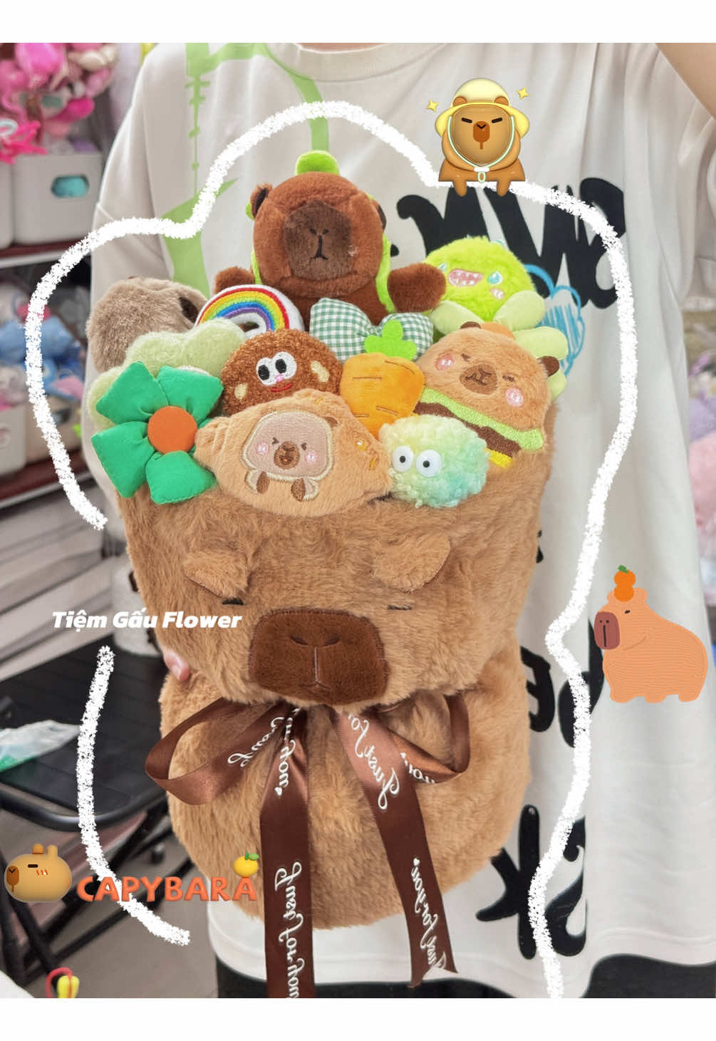 Cưng xỉu từ cái nhìn đầu tiên! #CapCut #HoaTotNghiep #TiệmGấuFlower #quatang #sinhnhat #hoagaubong #trending #viral 