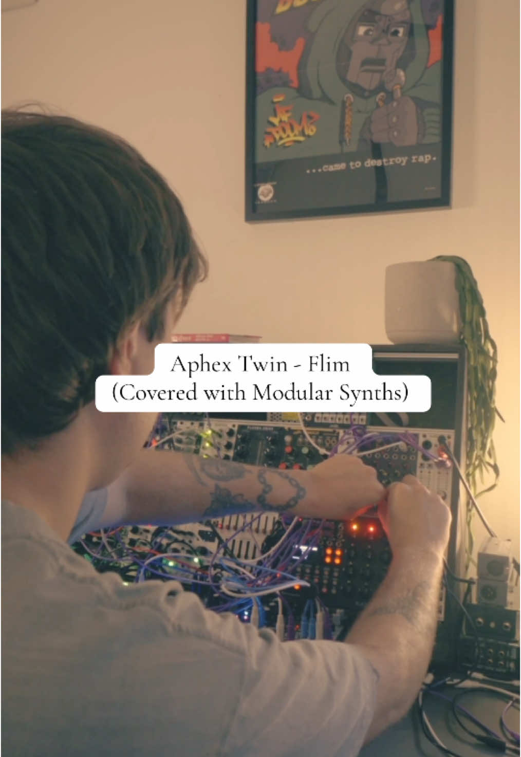 A cover of one of my favourite Aphex Twin songs - Flim.  For the Eurorack nerds, I programmed everything into the @ericasynths Black Sequencer. Three channels going out to three voices, the main one being the @moogsynthesizers Mother-32. There’s some additional textures that come in later in the piece from the @makenoisemusic Morphagene as well as some nice shimmery reverb on everything courtesy of Erbe Verb #aphextwin #ambientmusic #modularsynth 