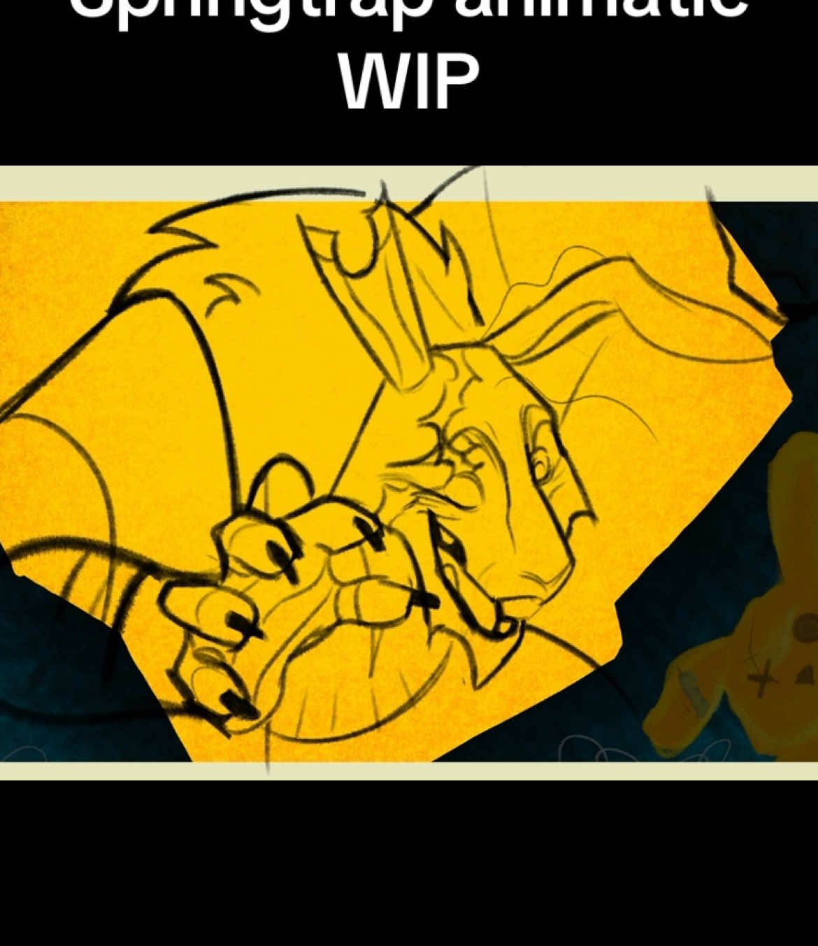 For my final exam mind you . . . . #myart #animatic #springtrap #fnaf #fivenightsatfreddys #animation #art #fyp #artist 