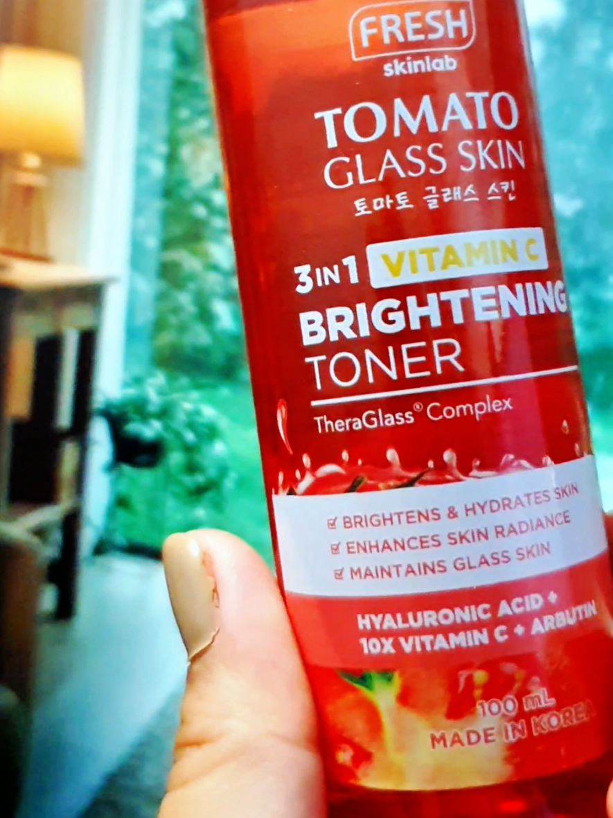 Glass skin feels? Achieve it with this Vitamin C-packed toner!   #TomatoGlassSkin #VitaminCToner #BrighteningToner #GlassSkinGoals #SkincarePH #SkincareRoutinePH #SkincareAddict #SkincareJunkie #SkincareLover #SkincareCommunity #SkincareProducts #SkincareTips #SkincareRoutine #GlowingSkin #HealthySkin #SelfCare #BeautyPH #BeautyRoutine #BeautyTips #BeautyProducts #KBeautyPH #KSkincare #Skintok #FYP #ForYouPage #ViralSkincare #TikTokBeauty #TikTokSkincare #SkincareReview #skincarehaul 