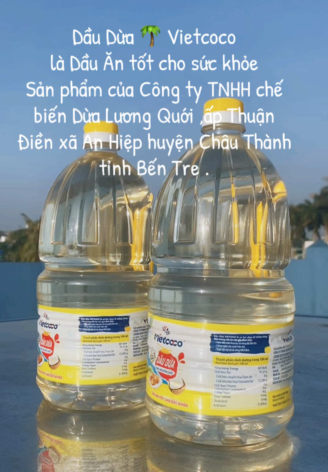 Dầu Dừa 🌴 Vietcoco #DầuDừa #Vietcoco