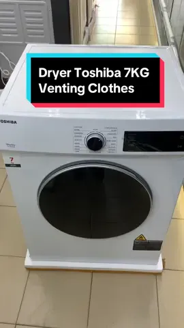 Dryer Toshiba 7KG Venting Clothes👚 #toshibamagnimood #tanjunggemok #fypage #fypシ゚ #hotitemsale🔥🔥🔥 #kedaielektrik #darsonmalaysia #toshiba #dryerventcleaning #dryer 