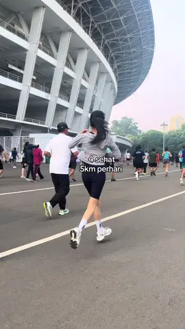 semangat asal jangan ditanya pace berapa aja. #Running 