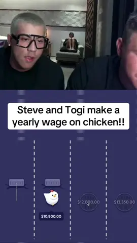 Steve and Togi making bread playing a dumb game 😂😆 #crossyroad #rydurz #money #rich #togi #stevewilldoit