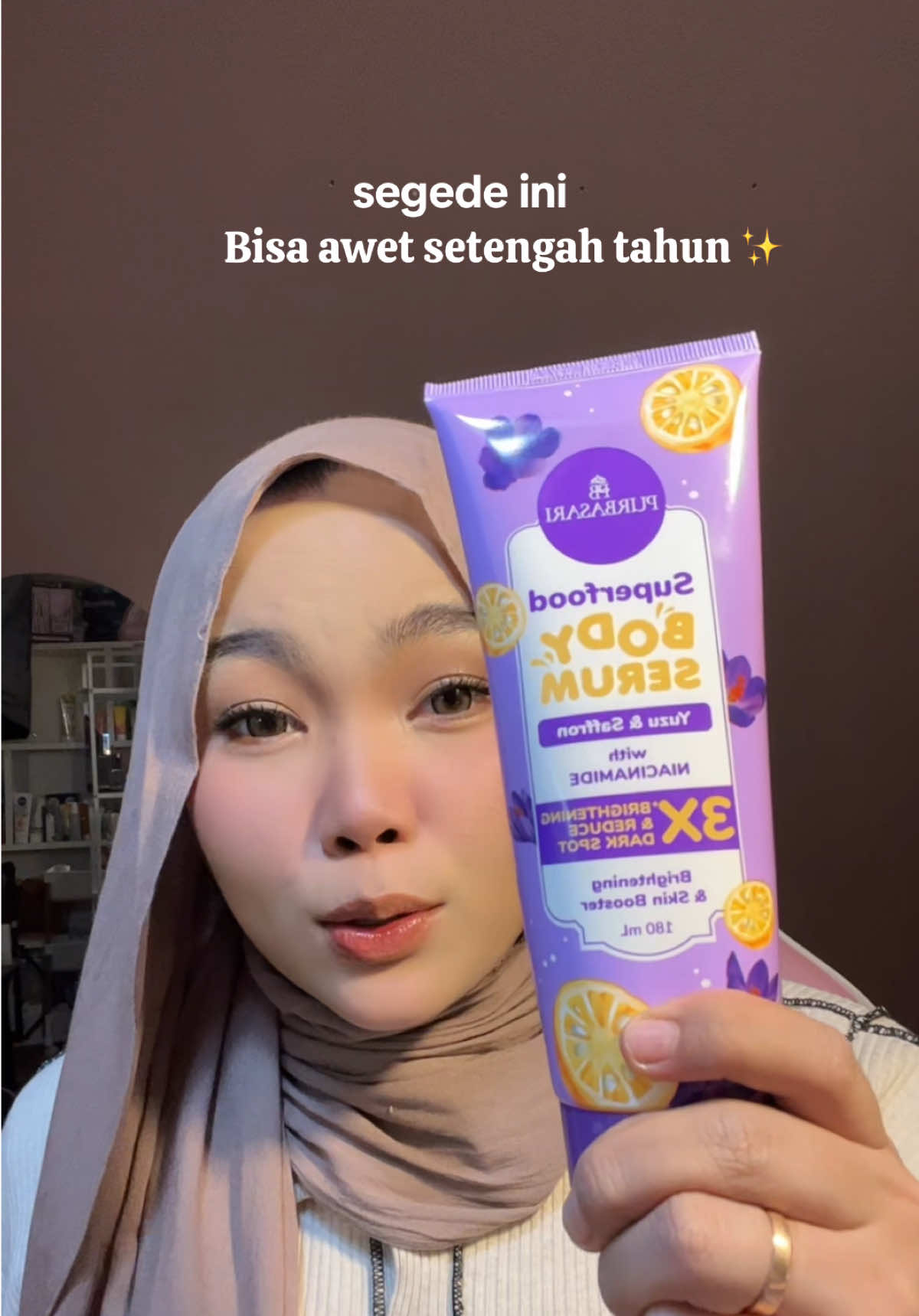 Bisa dipake orang serumah 🌸💫 #olviyan #superfoodbodyserumpurbasari #PurbasariSuperfood #fyp 