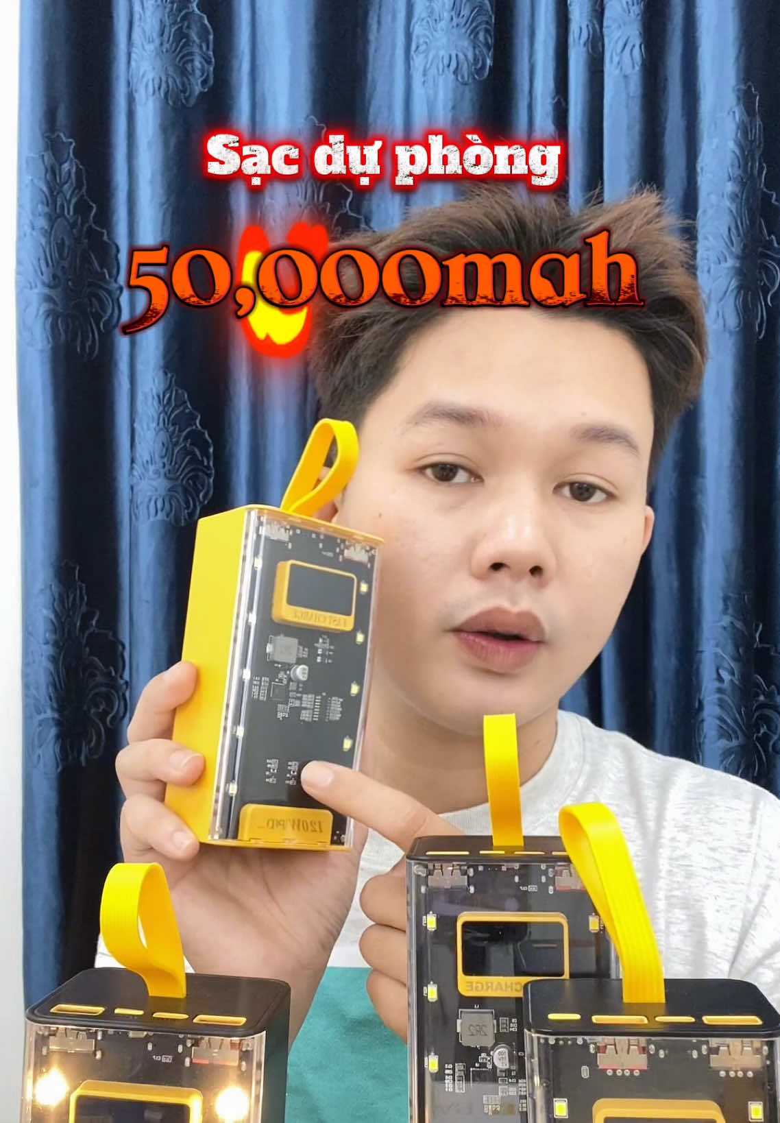 Sạc dự phòng 50.000mah bảo.hành 1 năm #sacduphong #phukiendienthoai #sacduphong50000mah #sacduphongsieudungluong 