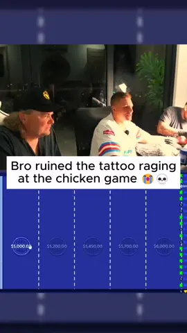 Bro ruined the tattoo 😭☠️#crossyroad #stevewilldoit