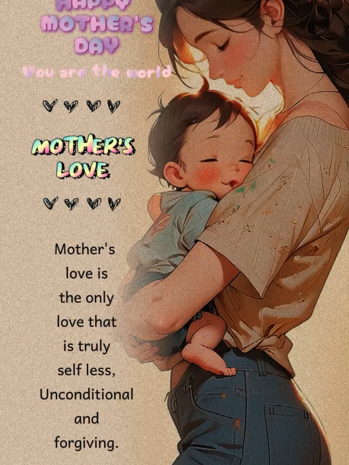 Mother's Love❤ #CapCut #template #quotes #motherslove #mothersday #happymothersday❤️ #mothersday2025 #fyp 