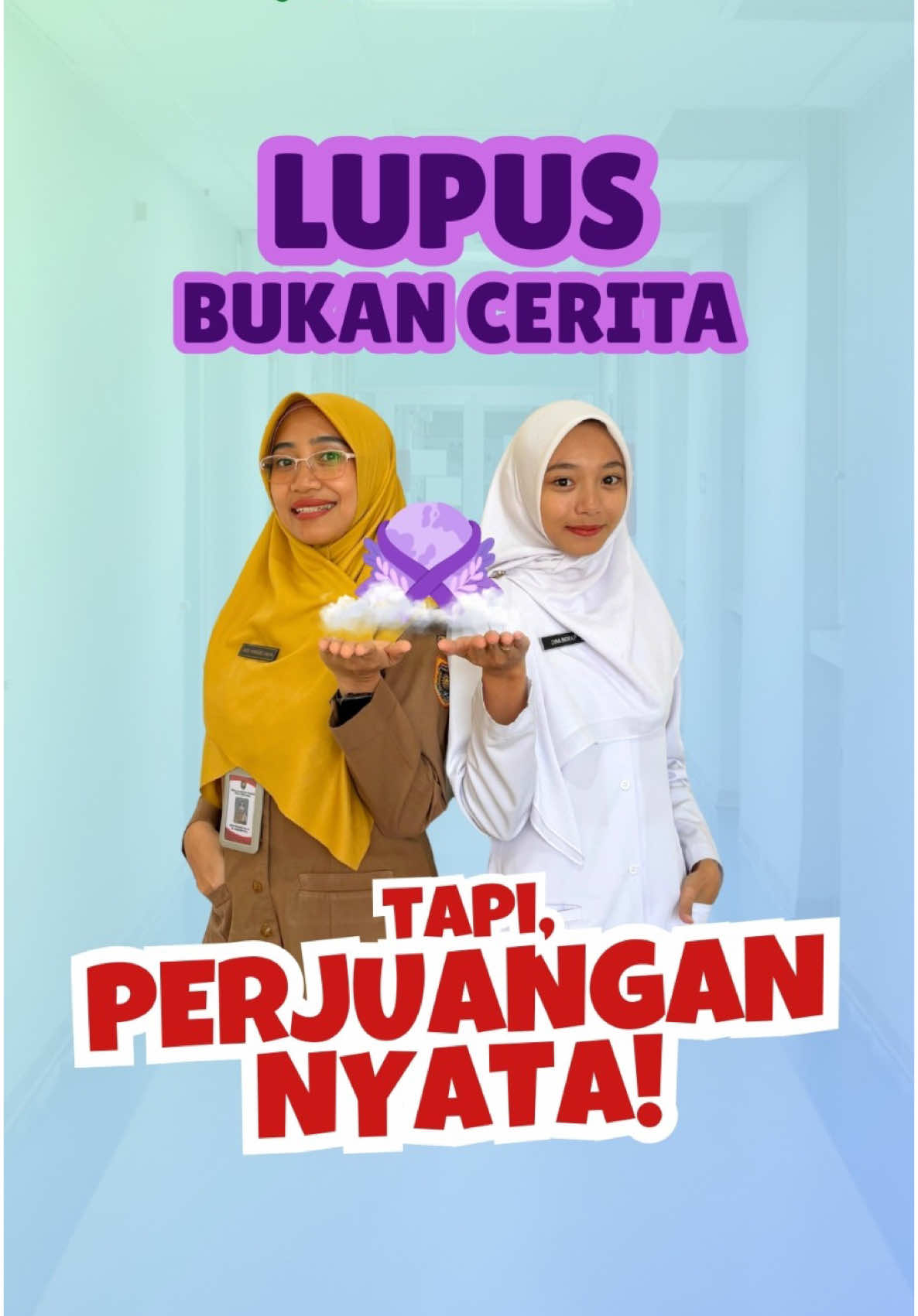 Banyak yang masih belum tahu, kalau Lupus bukan cuma tokoh di film atau novel. Lupus adalah penyakit autoimun serius. Gejalanya beda-beda: ruam di wajah, nyeri sendi, dll. Kadang nggak kelihatan dari luar, tapi di dalam tubuhnya, ada “perang” yang nggak kelihatan. Untuk para pejuang Lupus - kamu nggak sendirian. Kami lihat kamu. Kami dukung kamu. #SLE #Lupus #SeribuWajahLupus #Autoimun #fyp #kesehatan #rsudtjitrowardojo #purworejo 