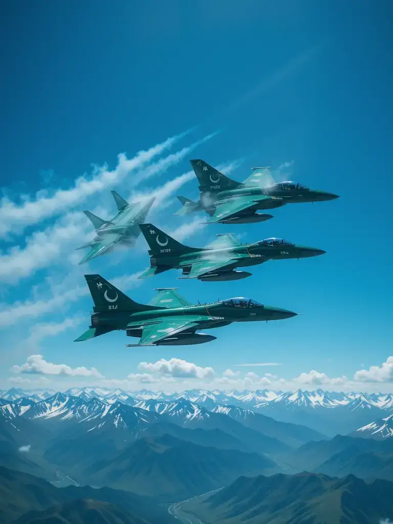 Pakistani fighter jets are ready for any situation. Sleep well — the Pakistan Air Force is awake #figherjet #pakistanzindabad #Pakistani #jet #army #pakarmy #jets 