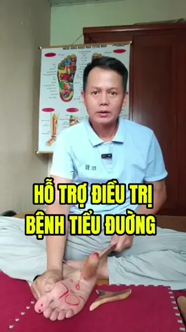 Hỗ trợ điều trị bệnh tiểu đường bằng bấm huyệt bàn chân không dùng thuốc. #bamhuyet #bamhuyetbanchan #benhtieuduong #daotaobamhuyet .